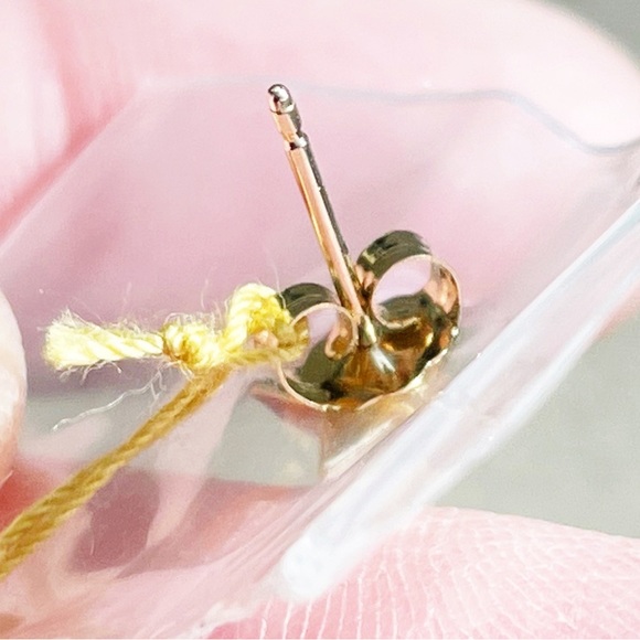 NWT Alison Lou Light Blue Star Stud Earring - Picture 5 of 7